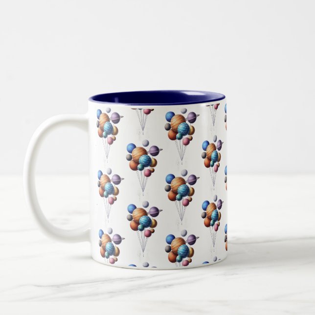 Caneca De Café Em Dois Tons Galáxia (Esquerda)