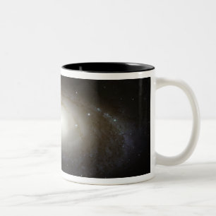 Caneca De Café Em Dois Tons Galáxia Espiral M81