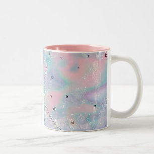 Caneca De Café Em Dois Tons Galáxia-padrão-abstrato, Mug de café com dois t