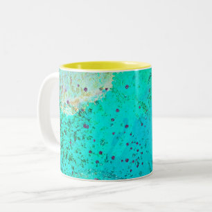 Caneca De Café Em Dois Tons Galáxia-padrão-abstrato, Mug de café com dois t
