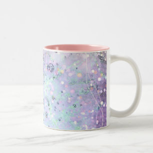 Caneca De Café Em Dois Tons Galáxia-padrão-abstrato, Mug de café com dois t