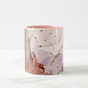 Caneca De Café Em Dois Tons Galáxia-padrão-abstrato, Mug de café com dois t