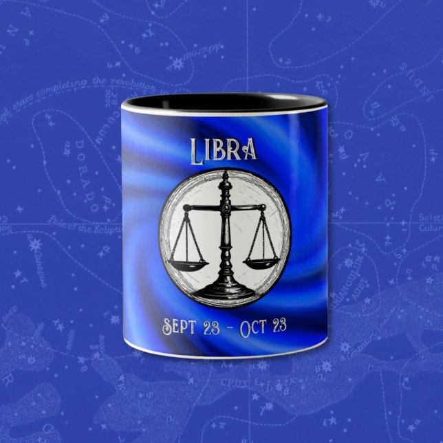 Caneca De Café Em Dois Tons Galaxy Libra Mug (Criador carregado)