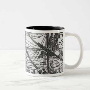 Caneca De Café Em Dois Tons Galera francesa