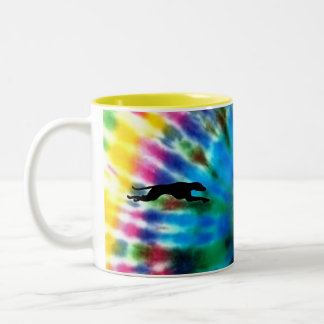Caneca De Café Em Dois Tons Galgo Running