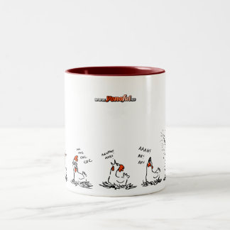 Caneca De Café Em Dois Tons Gallina