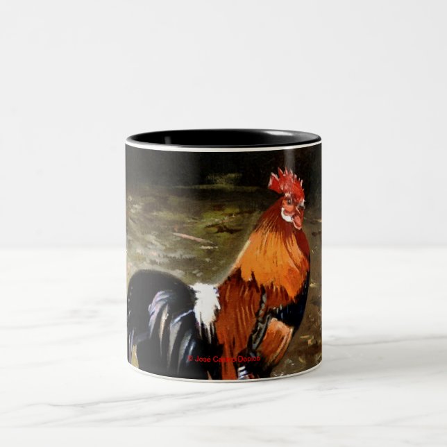 Caneca De Café Em Dois Tons Galo (Centro)