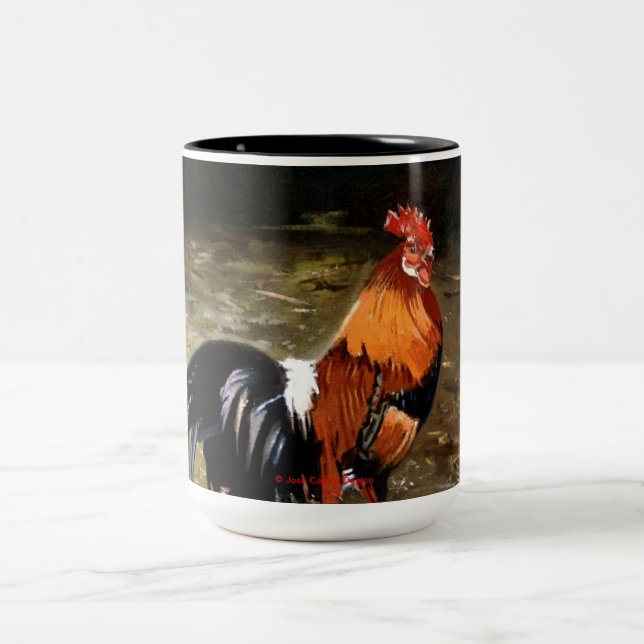 Caneca De Café Em Dois Tons Galo (Centro)