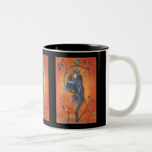 Caneca De Café Em Dois Tons Gamaun, O Pássaro Profeto Com Penas Enrugadas