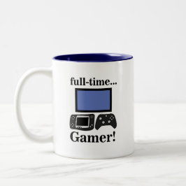 Caneca De Café Em Dois Tons Gaming Gamer Funny