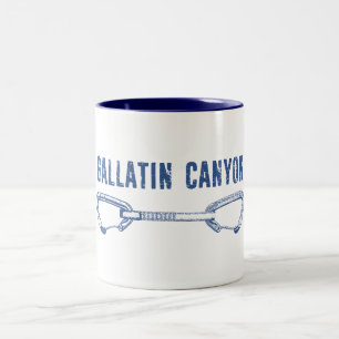 Caneca De Café Em Dois Tons Ganchos Rápidos para Escalada em Rocha no Cânion G