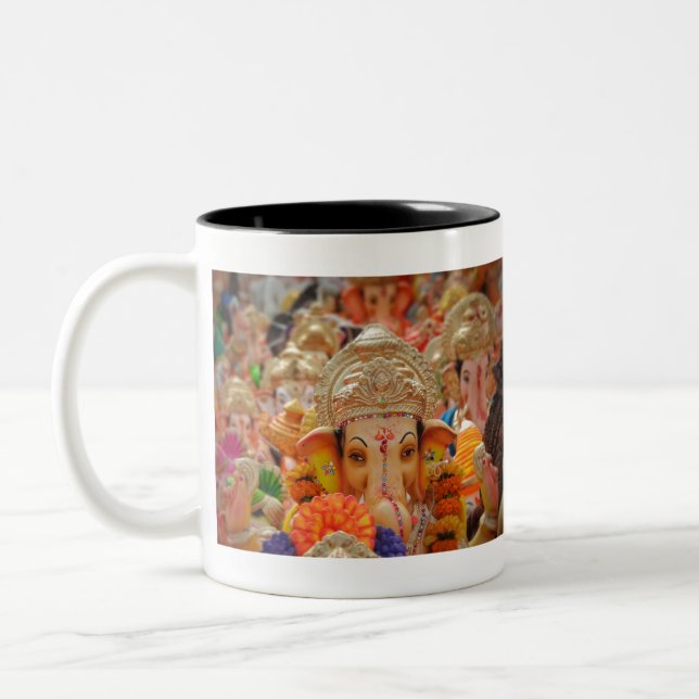 Caneca De Café Em Dois Tons Ganesha (Esquerda)