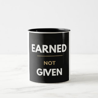 Caneca De Café Em Dois Tons Ganhe Sua Força Motivação da Academia de Levantame