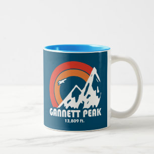 Caneca De Café Em Dois Tons Gannett Peak Sun Eagle