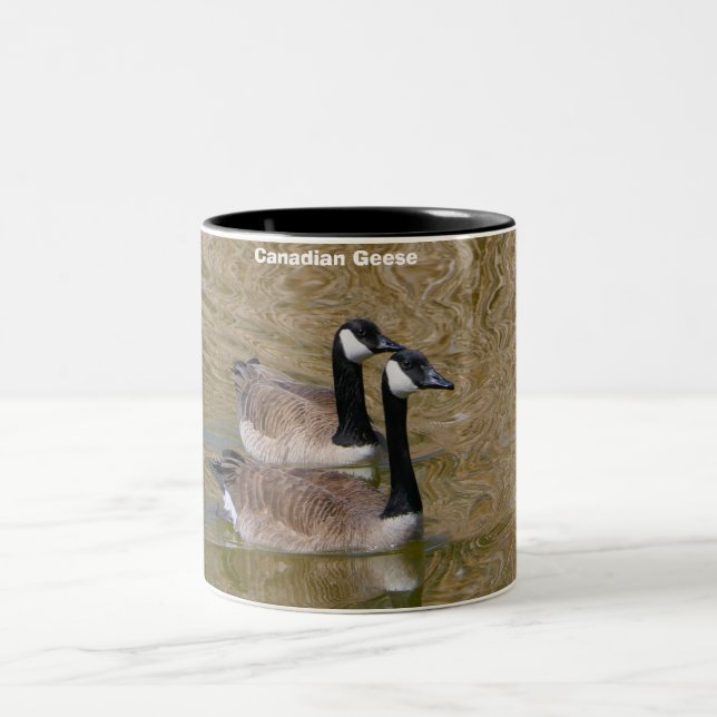 Caneca De Café Em Dois Tons Ganso-do-canadá (Centro)