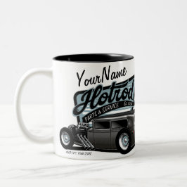 Caneca De Café Em Dois Tons Garagem Compre de velocidade do Sedan de hot Rod s