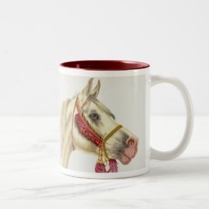 Caneca De Café Em Dois Tons Garanhão árabe