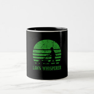 Caneca De Café Em Dois Tons Gardener de Suspeita de Corte de Cabeeira