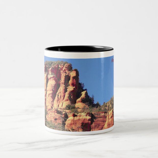 Caneca De Café Em Dois Tons 'Garganta da angra do carvalho, AZ (Centro)