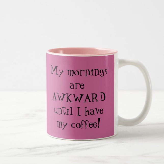 Caneca De Café Em Dois Tons Garota de Palco (Direita)