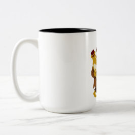Caneca De Café Em Dois Tons Garrafa Manci