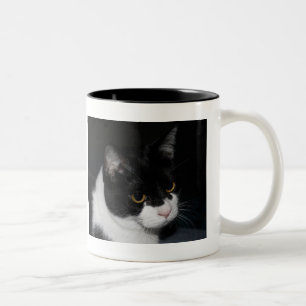 Caneca De Café Em Dois Tons Gatinho bonito - Túpula de dois tons