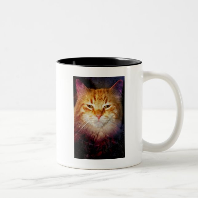 Caneca De Café Em Dois Tons Gatinho vem para casa (Direita)