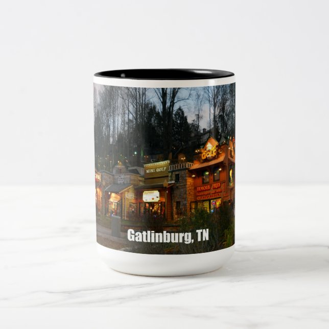 Caneca De Café Em Dois Tons Gatlinburg, Tennessee (Centro)