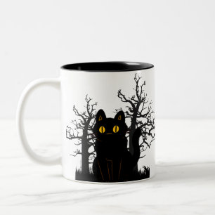 Caneca De Café Em Dois Tons gato-do-mato