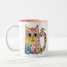 Gato Feliz e Caprichoso com Pássaro