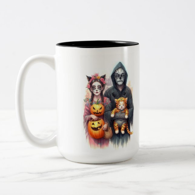 CANECA DE CAFÉ EM DOIS TONS GATO INFANTIL (Esquerda)