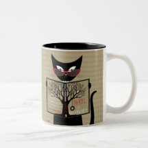 Gato Negro Lê para Matar um Livro de Mockingbird