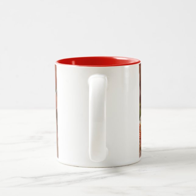 Caneca De Café Em Dois Tons Gato persa (Alça)