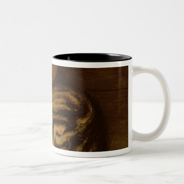 Caneca De Café Em Dois Tons Gato Recumbent, 1898 (Direita)
