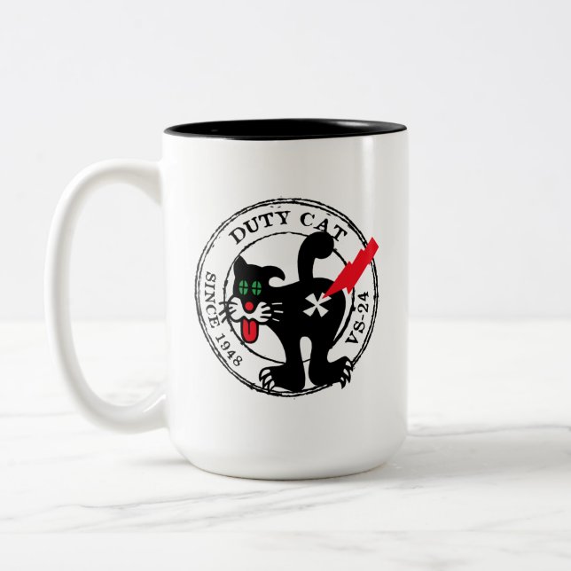 CANECA DE CAFÉ EM DOIS TONS GATO VS-24 DESDE 1948 (Esquerda)