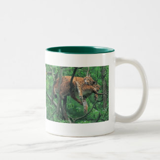 Caneca De Café Em Dois Tons Gatos sonolentos