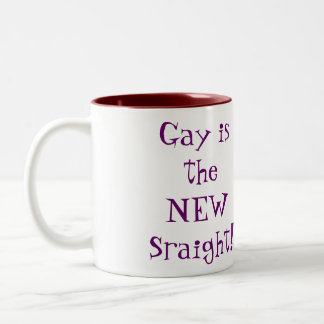 Caneca De Café Em Dois Tons Gay