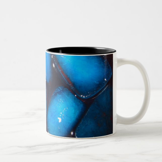 Caneca De Café Em Dois Tons Gelo azul derretido (Direita)