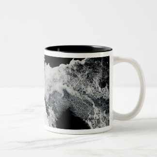 Caneca De Café Em Dois Tons Gelo marinho no oceano Sul