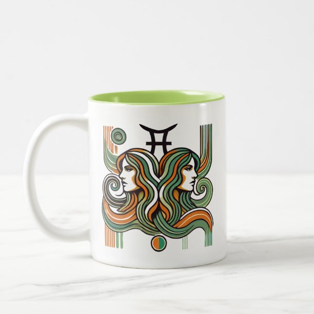 Caneca De Café Em Dois Tons Gemini (Esquerda)