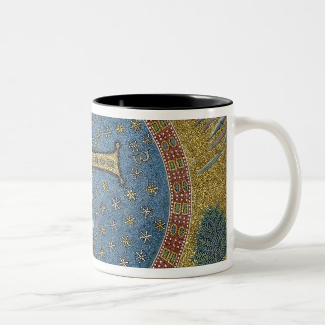 Caneca De Café Em Dois Tons Gemmata do ponto crucial (Direita)