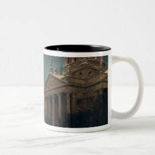 Caneca De Café Em Dois Tons Gendarmenmarkt no inverno, 1857