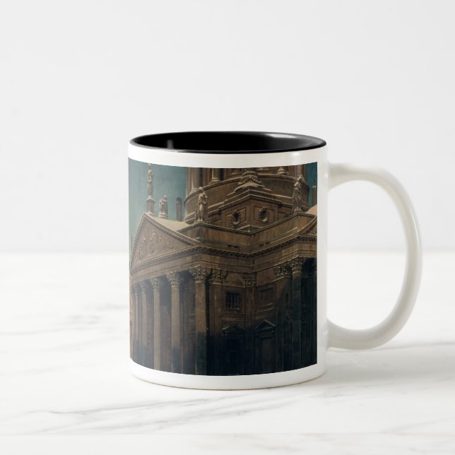Caneca De Café Em Dois Tons Gendarmenmarkt no inverno, 1857 (Direita)