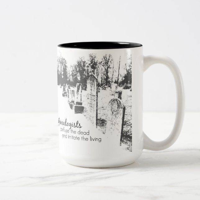 Caneca De Café Em Dois Tons Genealogistas Mug (Direita)