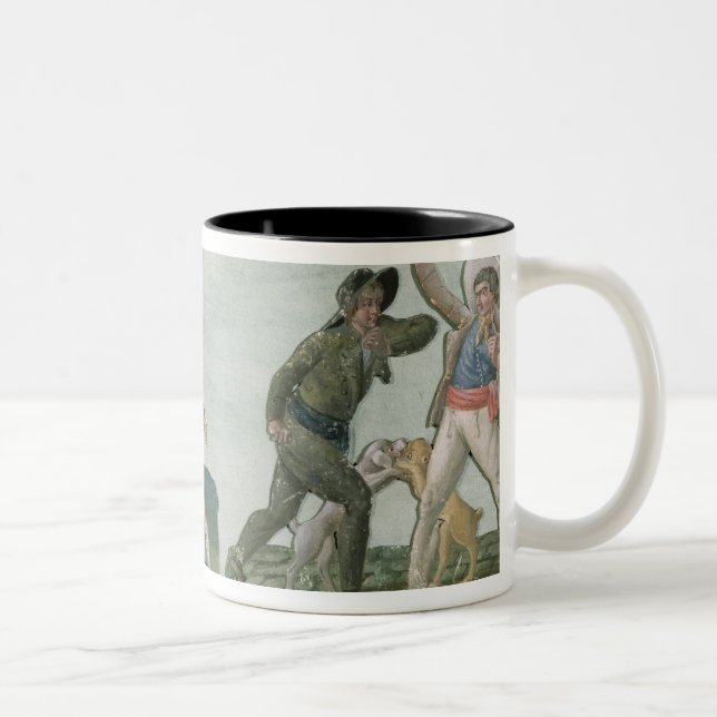 Caneca De Café Em Dois Tons General Charles Lameth e Charles Eugene (Direita)