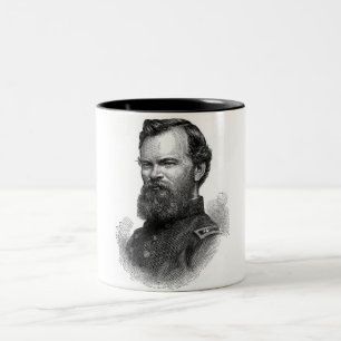 Caneca De Café Em Dois Tons General da Guerra Civil