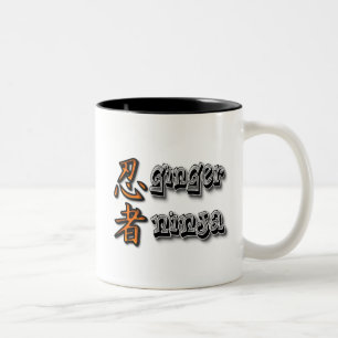 Caneca De Café Em Dois Tons Gengibre Ninja