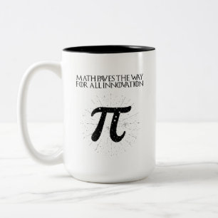 Caneca De Café Em Dois Tons Gênio da Matemática Abre Caminho Para Todas as Ino