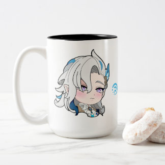 Caneca De Café Em Dois Tons GENSHIN IMPACT NEUVILLETTE Chibi