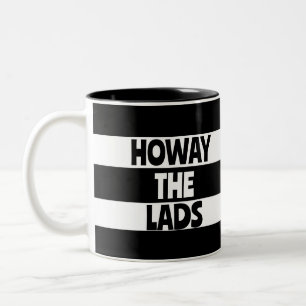 Caneca De Café Em Dois Tons Geordie Howay the Lads Newcastle on Tyne futebolal